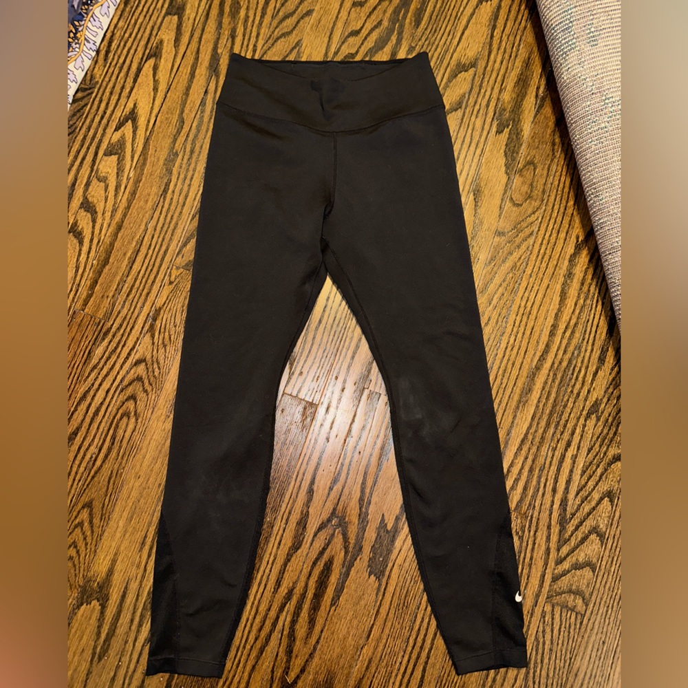 Nike Yoga Mesh Leggings Size Small